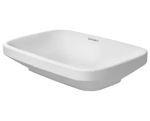 Раковина Duravit 600х380х120 шлиф., без площ. под смеситель, без перелива 0349600000