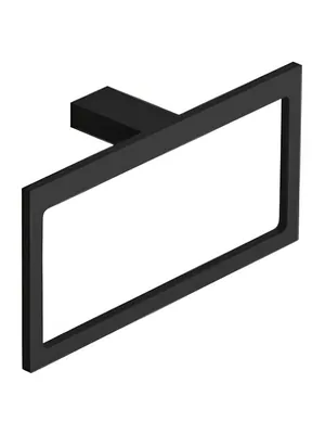 Полотенцедержатель KLUDI- настенный, прямоугольный, черный матовый 3197839