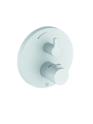 Смеситель KLUDI Puristic для душа, встраиваемый, термостат, белый матовый 208355315