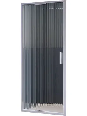 Душевая дверь RGW SV-05 (1000х1950) распашная, ребристое стекло 8 мм, хром 70320510-151