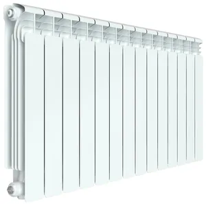Радиатор алюминиевый RIFAR (565х1120х90) 14 секции, бок. подкл, 2604 Вт, белый