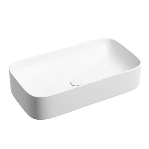 Раковина накладная Ceramicanova 705х380х150 прямоугольная, цвет: белый матовый CN6054MW