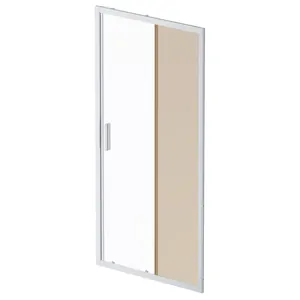 Душевая дверь AM.PM Solo (100х195) стекло бронзовое/профиль матовый хром W90G-100-1-195MBr