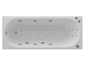 Ванна акриловая Акватек 160х70 гидромассаж премиум гамма, пн управление, панель
