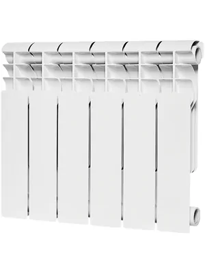 Радиатор биметаллический ROMMER 350 6 секций, RBM-1210-035006