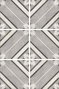 декор Art Nouveau Inspire Grey 20x20