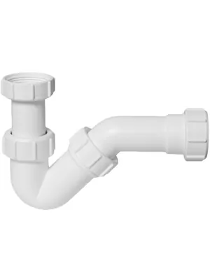 Сифон S-образный McAlpine (1 1/4"х32мм) для биде, без выпуска, высота 90-145мм MRBD2