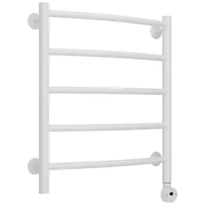 Полотенцесушитель электрический СТИЛЬЕ 600х500, белый матовый, ТЭН справа, 30512-6050