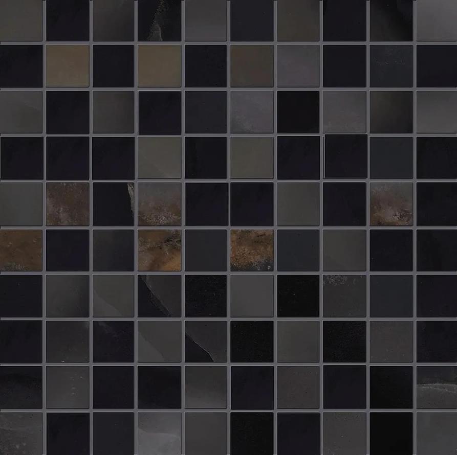мозаика Tele Di Marmo Onyx Mosaico 3x3 Black Lappato 30x30