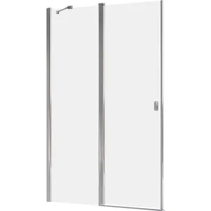 Душевая дверь RAVAK CRV2-120 (1180-1200х1950) распашная, стекло, блестящий+Transparent