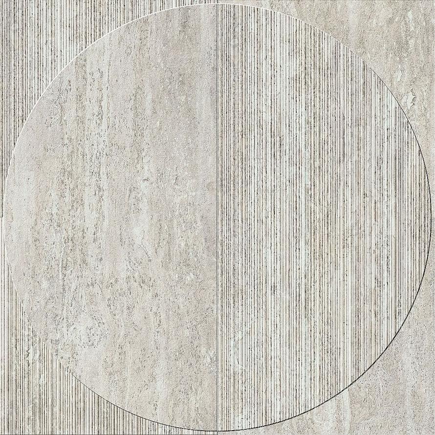 декор I Travertini Grigio Vein C Dec Radio 3D 120x120