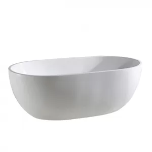 Ванна акриловая отдельностоящая Swedbe 8815 1700х800х590 щелевой перелив, донный клапан, белый