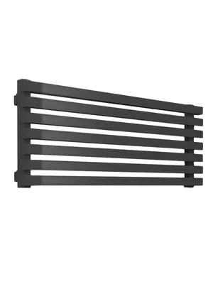 Радиатор КЗТО 40 Н 1000-6 нижнее разн, подкл, структурный шелк черный