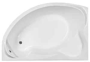 Ванна акриловая Aquanet 160х100 левая асимметричная, без гидромассажа, без обвязки 203986