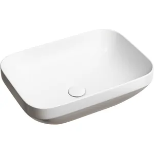 Раковина накладная Ceramicanova 500х359х145 без отв. под смеситель, белый мат. CN6055MW