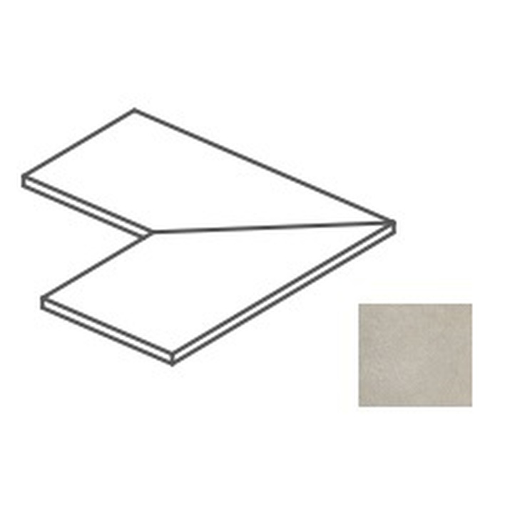 Impronta italgraniti I Cementi FL03AE6R Angolare Esterno con Toro Flax 30x60 матовая