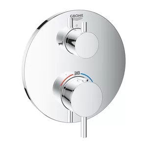 Смеситель Grohe 24138003 термостат для ванны на 2 положения, внешняя часть, хром