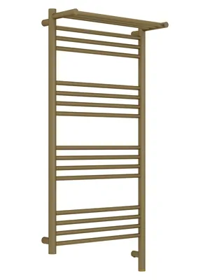 СУНЕРЖА с полкой Полотенцесушитель 1000х500 золото матовое МЭМ правый 032-6007-1050