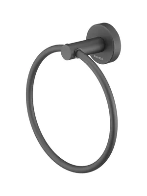 Полотенцедержатель-кольцо Swedbe 9803B нержавеющая сталь, черный матовый