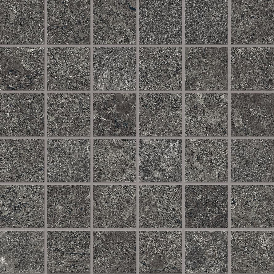 мозаика Mapierre Mosaico 5x5 Ancienne Noir 30x30