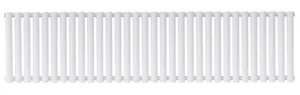 Радиатор стальной КЗТО 1-155 32 секции, нижнее правое подключение, белый Г115532НП
