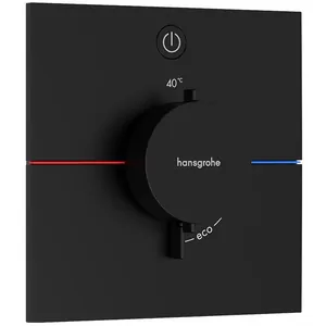 Смеситель Hansgrohe ShowerSelect 15571670 термостат встраиваемый, матовый черный