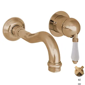 Смеситель Nicolazzi для раковины встраиваемый однорычажный, бронза 3478BZ76