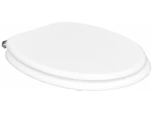 Сиденье для унитаза BelBagno с микролифтом, дюропласт, белое BB135SCM-CRM