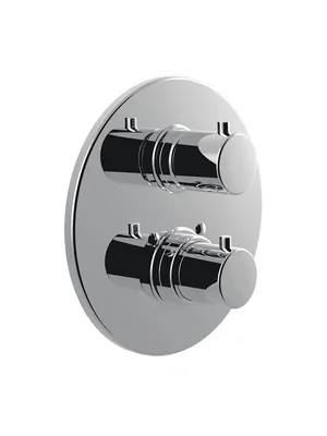 Смеситель для душа Giulini встраиваемый, термостат на 2 выхода, хром F8213-FU