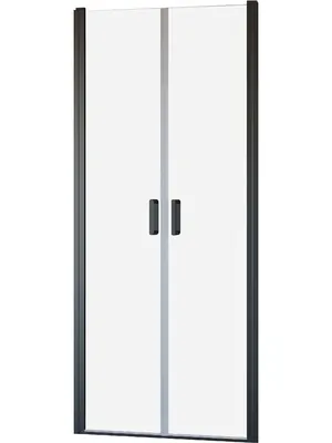 Душевая дверь RGW PA-104B (600х1950) распашная, стекло 6мм прозрачное/черный 060810406-14