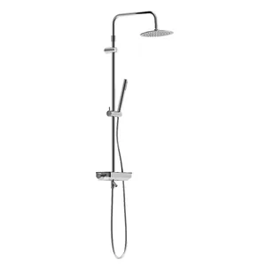 Душевая система Damixa со смесителем, полкой, хром 936730000