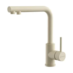 Смеситель для мойки Omoikiri 2 Plus-BE с изливом для питьевой воды, ваниль 4994418