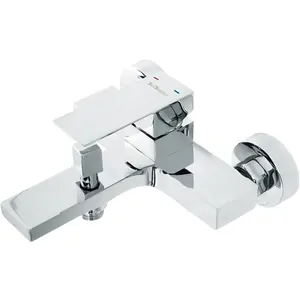 Смеситель для ванны/душа BelBagno ROM-VAS-CRM однозахватный, настенный, цвет: хром