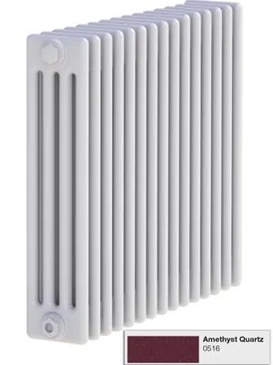 Радиатор Zehnder 4045 четырехтрубчатый ВГ:450х136, 15 секций, подкл V007, Amethist Quartz
