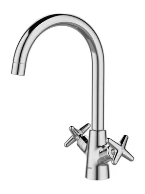 Смеситель для кухни Iddis двухзахватный, никель-хром ACRSB00i05