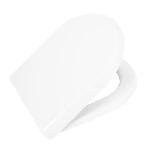 Сиденье для унитаза CEZARES с микролифтом, белое, петли металл CZR-6045-SC