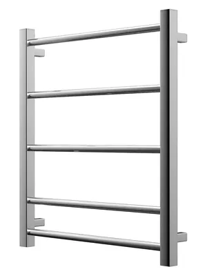GROTA Полотенцесушитель водяной 530х600 полиров. нерж. сталь, нижнее. покл. D-1/2"