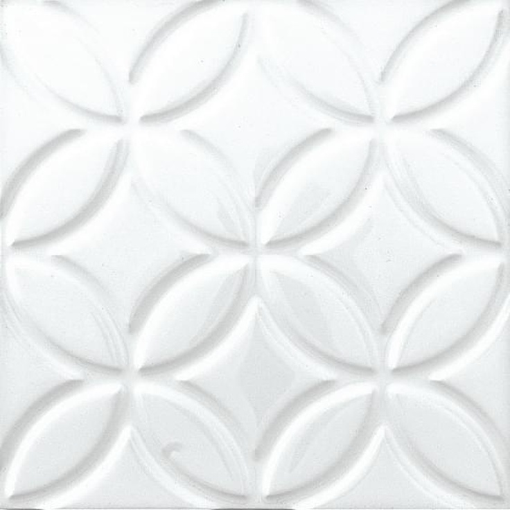 Adex Neri ADNE4125 Liso Botanical Blanco Z 15x15