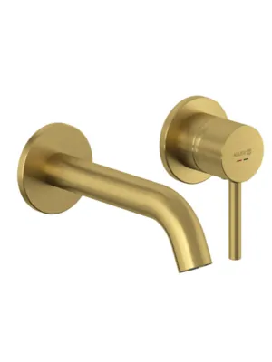 Смеситель KLUDI- 180мм. для умывальника,встраив.,комплект с внутр.частью,браш. золото 38244N076S