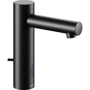 Смеситель для раковины Keuco 125 мм,электронный,фикс. излив,от батареек,черн. мат. 59511371100