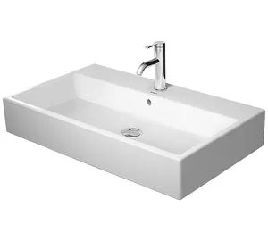 Умывальник Duravit 800х470 антигряз. покр., 1 отверстие под смес, с переливом 23508000001