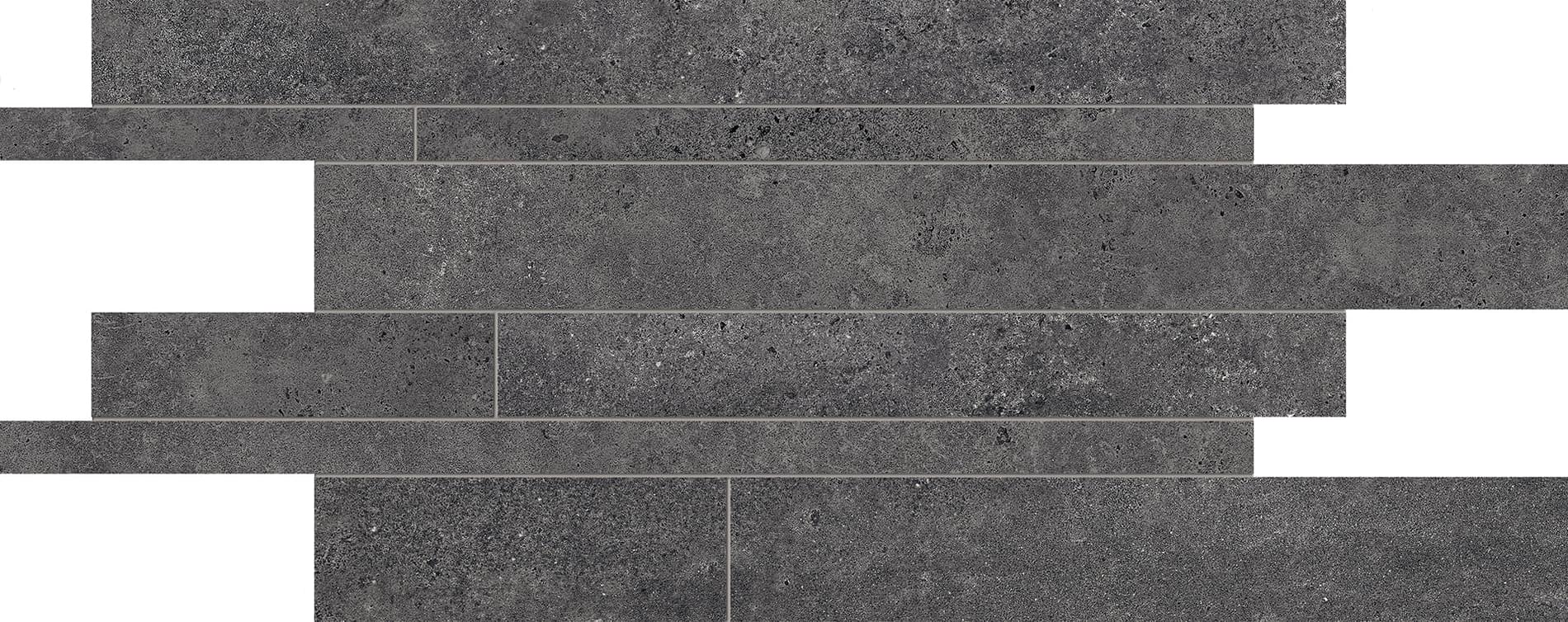 фон Re Play Concrete Listelli Sfalsati Recupero Anthracite 30x60
