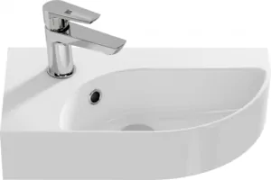 Раковина Cersanit CAMEO 45 (455х250х145) с одним отверстием слева, белая 63405