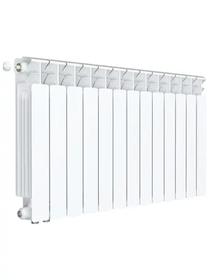 Радиатор биметаллический Rifar Ventil BVL 500 нижнее левое подключение, 13 секции, 2561 Вт