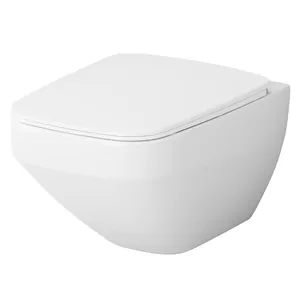 Унитаз подвесной AM.PM безободковый + Сиденье с микролифтом C50A1700SC