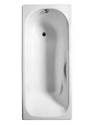 Ванна чугунная эмалированная Wotte 1700x750 без ручек, без ножек