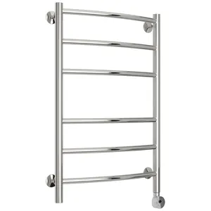 Полотенцесушитель электрический СТИЛЬЕ 800х500, нерж.сталь, ТЭН справа, 00512-8050
