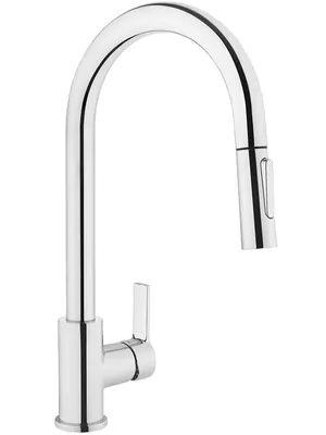 Смеситель для кухни Vitra однорычажный с выдвижным изливом высотой 189мм, хром A42145EXP