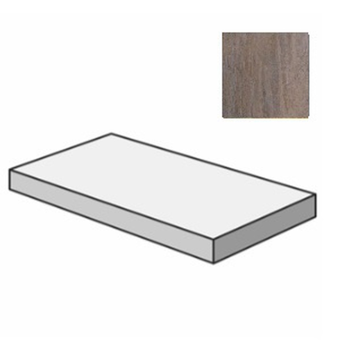 Sant Agostino Dripart CSAGSDIR12 Gradone Angolare Sx Iron 33x120 матовая