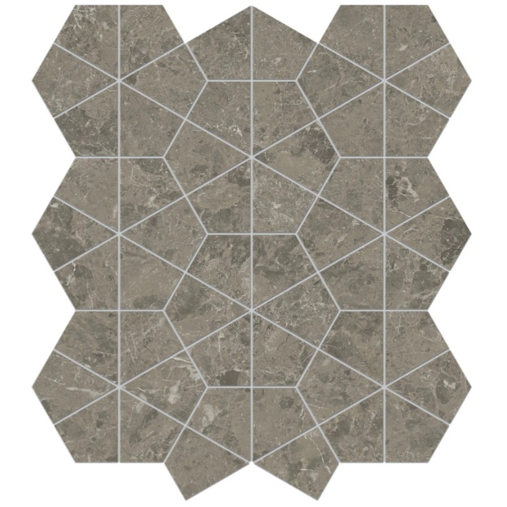 Atlas Concorde Marvel Meraviglia AJQ1 Grigio Elegante Hexagon Lapp 40,3x46,6 полуполированная